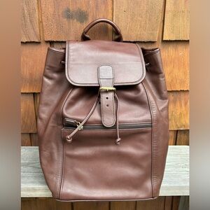 New 90s Vintage Coach XL travel backpack Weekender carry on unisex rucksack
